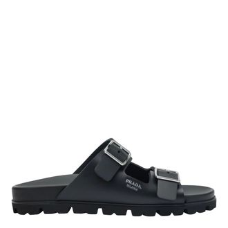 Prada Sliders, female, Black, Size: 10 US Ciabatte