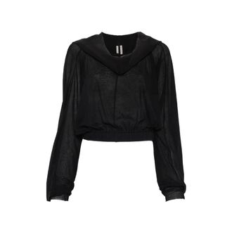 Rick Owens Hooded-neck T-shirt