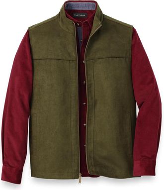 Paul Fredrick Microsuede Vest