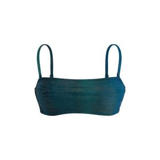 Vilebrequin Bra-Style Bikini Top Rainbow in Disco Green at Nordstrom, Size Medium