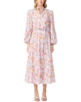 Elliatt Elliatt Ines Linen-Blend Midi Shirtdress
