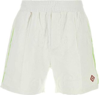 Casablanca White Logo Shorts