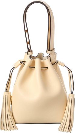 Valentino Vlogo Signature Leather Bucket Bag