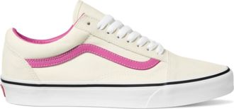 Vans Womens Old Skool Shoe In Cream Beige / Pink