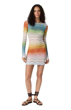 Missoni Shaded Viscose Lam&eacute; Mini Dress in Multicoloured at Nordstrom, Size 42 It