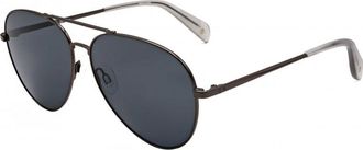 Rag & Bone Womens RNB5052-G-S-PTA-59 RNB5052 G S 59 PTA Sunglasses - Metallic - One Size