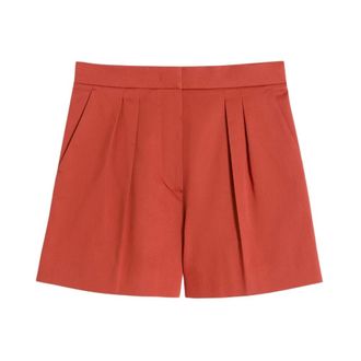Max Mara Casual Shorts, female, Red, Size: M Short Pinzas