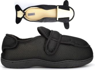 Generic Mens Wide Fit Slippers Womens Wide Fit Slippers Ladies Wide Fit Slippers Extra Wide Slippers Size 3/4/5/6/7/8/9/10/11/12 Size 13 Slippers Dual Sized M