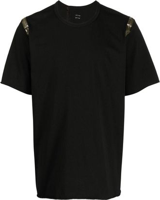 Isaac Sellam Experience Intersection Bande T-shirt - men - Cotton - XXXL - Black