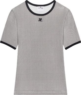 Courr&egrave;ges Signature Contrast T-Shirt