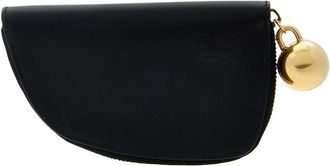 Burberry Zip-Around Leather Coin Pouch