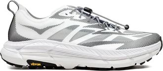 Hoka One One Sneakers, male, White, 7 1/2 UK, White Trainers with Reflective Details
