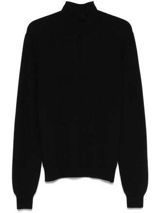 MUGLER Trui met uitgesneden details - Zwart