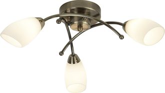 Eglo Eglo - Plafoniera Contemporanea Lyric Music Acciaio Adjustable Vetro 3 Luci G9