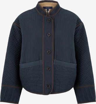 SOEUR Steppjacke aus Baumwolle Patchouli