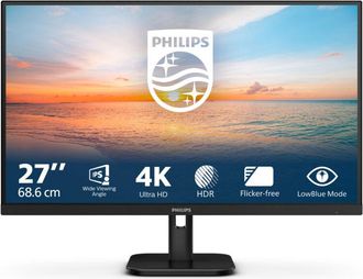Philips 27e1n1800a/00 Pantalla Para Pc 68,6 Cm (27) 3840 X 2160 Pixeles 4k Ultra Hd Led Negro