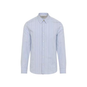 Paul Smith Blue Slim Fit Striped Shirt