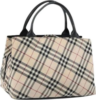 Burberry Pre-owned Handbags, female, Beige, Size: ONE SIZE Pre-owned Handbag