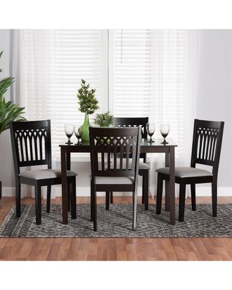 Baxton Studio Genesis Modern 5Pc Dining Set