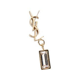 Saint Laurent Cassandre earring with pendant crystal Woman One Size