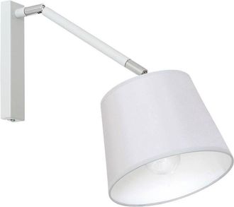 Dmora L&aacute;mpara De Pared Grosio, Aplique De Metal, Blanco