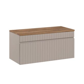 Petits Meubles Mueble bajo lavabo 100 cm encimera tableros mdf y laminados cachemira