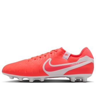 Nike Tiempo Legend 10 Pro Hard Ground Low-Cut Cleats Hot Lava White DV4332-800