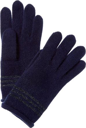 Portolano Lurex Stripes Cashmere Gloves