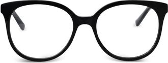 Alexander McQueen Eyewear Occhiali tondi - Nero
