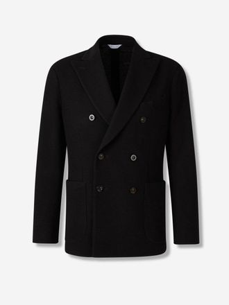 Boglioli Double-Breasted Wool Blazer