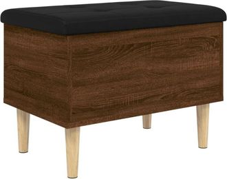 vidaXL Vidaxl - Storage Bench Brown Oak 62x42x46 cm Engineered Wood