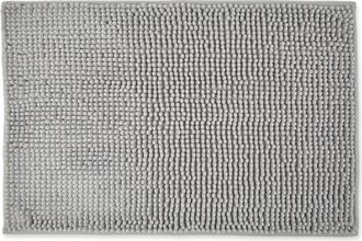 TJ Hughes Noodle Bath Mat - Silver - TJ Hughes