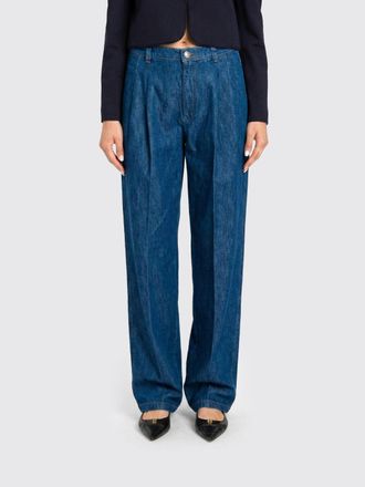 Twinset Jeans a gamba larga Twinset in denim