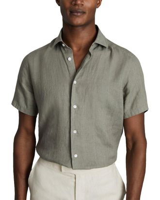 Reiss Holiday Linen Shirt