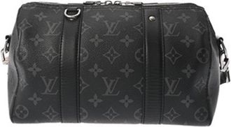 Louis Vuitton Black Gray Monogram Eclipse Shoulder Bag (Pre-Owned)