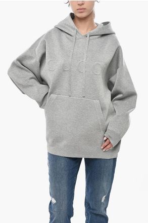 Gucci Wool-Blend Hoodie with Embossed Logo size S