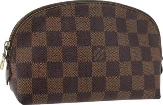 Louis Vuitton Pre-owned Bags, female, Brown, Size: ONE SIZE Pre-owned Canvas Pouch