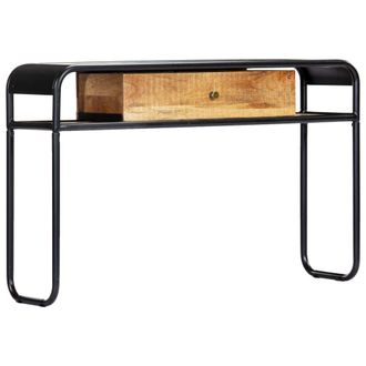 vidaXL Mesa Consola De Madera Maciza De Mango 118x30x75 Cm Vidaxl