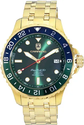 Torino Carrero Time Bold - X1 Green Dial Mens Watch C1G737GN-BU