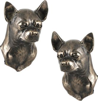 OEM Chihuahua De Pelo Corto: Estatuilla De Perro, Busto Colgante, Decoraci&oacute;n &Uacute;nica Para Un Amante De Los Perros De Art-dog