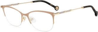 Carolina Herrera Demo Cat Eye Ladies Eyeglasses HER 0153 0BKU 54