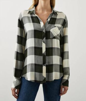 Rails Hunter Shirt In Rosemary Onyx