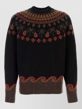 Alanui embroidered virgin wool sweater