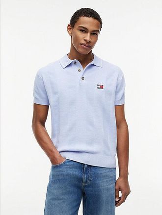 Tommy Hilfiger Regular Fit Textured Knit Polo Shirt