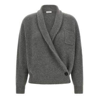 Brunello Cucinelli Mujer, Jerseys, Gris, Talla: XS