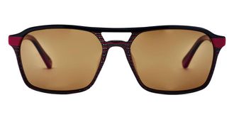 Etnia Barcelona Denali Sun Polarized BKRD Mens Sunglasses Black Size 55