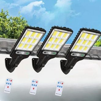 OEM Focos Solares Led Para Exteriores Crezuo Con Sensor De Movimiento [paquete De 3], Potentes Focos Solares Para Exteriores, Ip65