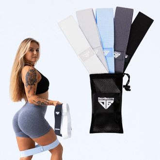 OEM Bandas De Resistencia De Tela Para Fitness - Mini Banda Deep Ocean