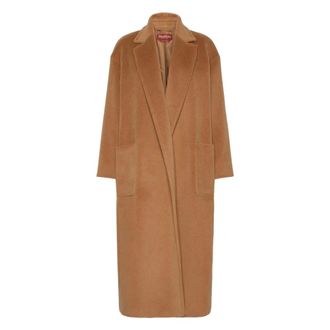 Max Mara Estremo Jas - Dames - Mantels - Bruin - Maat: XS Wol