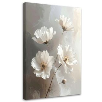 Feeby Impresi&oacute;n De Imagen Flores Blancas (bot&aacute;nica Naturaleza) 70x100